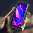 Love Mei Huse pentru Huawei P30 Lite/ Nova 4e, armored with glass, negru
