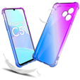 Husa pentru Realme C51, Gradient Dropproof, Violet / albastru