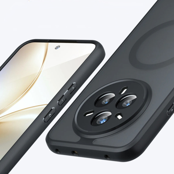 Husă pentru Realme 14 Pro 5G, pentru MagSafe, ERBORD Matt Case, negru