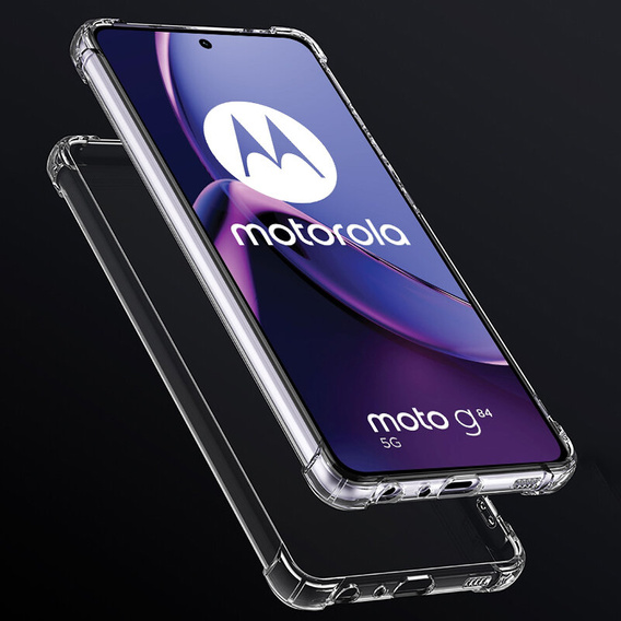 Huse pentru Motorola Moto G84 5G, Dropproof, transparentă