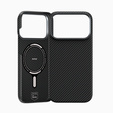 BENKS Kevlar Armor Air Carbon Fiber 600D A070 la cazul MagSafe pentru iPhone 17 Pro Max