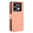 Cu clapetă pentru Infinix Zero 30 5G, Card Slot, roz