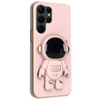 Huse pentru Samsung Galaxy S22 Ultra, Astronaut, roz rose gold