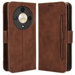 Cu clapetă pentru Honor Magic 6 Lite 5G, Card Slot, maro