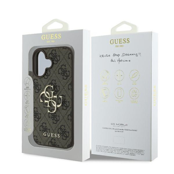 Husă GUESS 4G Big Metal Logo pentru iPhone 16