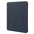 Husă pentru iPad Pro 11 2021/2022, Smartcase cu spațiu pentru stylus, albastru închis