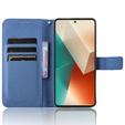 Cu clapetă pentru Xiaomi Redmi Note 13 5G, Wallet Smart Magnet, albastru
