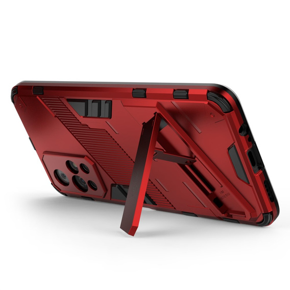 Husa pentru Xiaomi Poco M4 Pro 5G / Note 11S 5G, Military kickstand, albastru