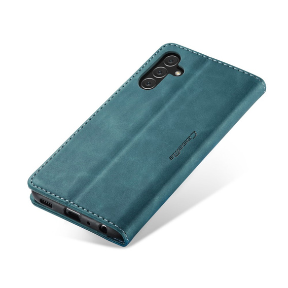 Husa CASEME pentru Samsung Galaxy A04S / A13 5G, Leather Wallet Case, verde