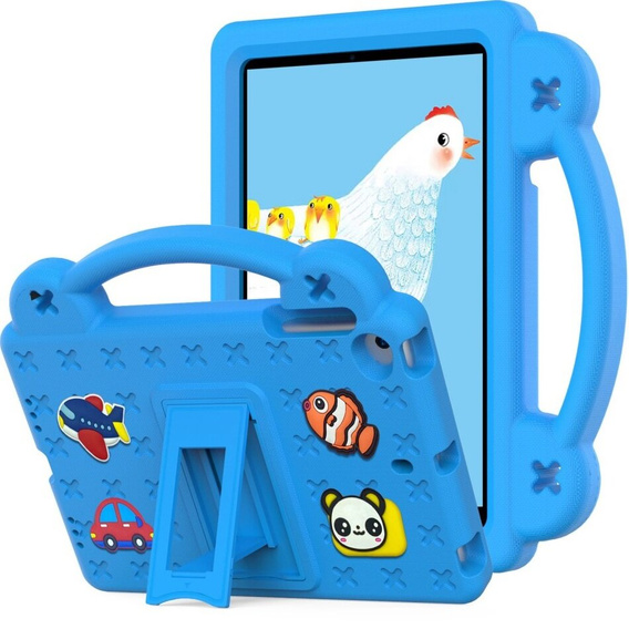 Husă pentru copii pentru iPad mini 7.9" 2019/2015/2014/2013/2012 (5/4/3/2/1 gen.), Cute Patterns, cu suport, albastru