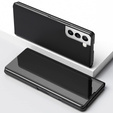Huse pentru Samsung Galaxy S22+ Plus, Clear View, negru