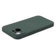 Husa pentru iPhone 15, Silicone Lite, verde închis