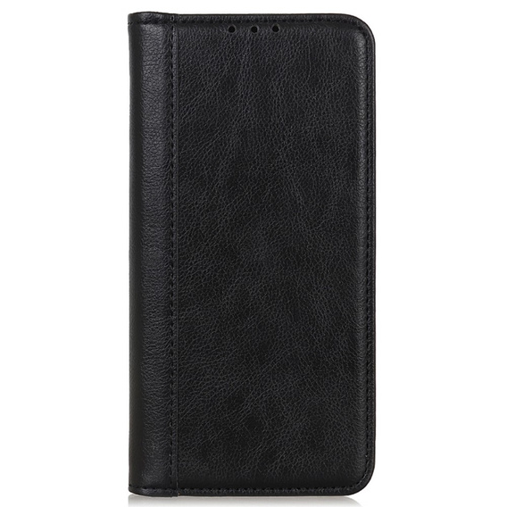 Husa cu clapetă pentru Honor 200 Lite, Split Leather, negru