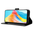 Cu clapetă pentru Oppo A58 4G, Smart Magnet, negru