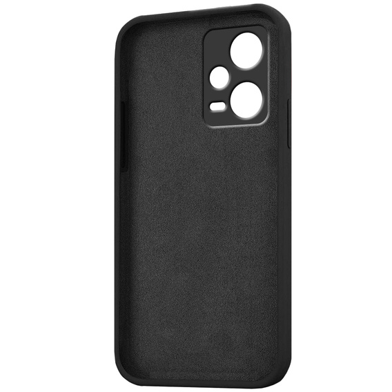 Husa pentru Xiaomi Redmi Note 12 Pro+ 5G, Silicone Lite, negru