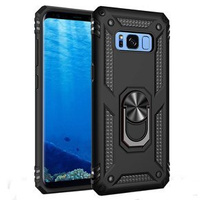 Husă blindată pentru Samsung Galaxy S8, Nox Case Ring, negru