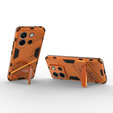 Husa pentru Xiaomi Redmi Note 13 Pro 5G, Military kickstand, portocaliu