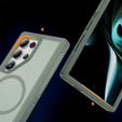 Carcasă cu ramă pentru Samsung Galaxy S24 Ultra, pentru MagSafe, verde