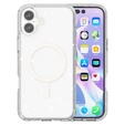 Husă pentru iPhone 17, pentru MagSafe, glitter, transparentă