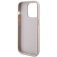 GUESS Huse pentru iPhone 15 Pro Max, 4G Metal Gold Logo, roz