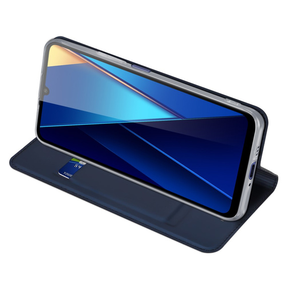 Dux Ducis Huse pentru Xiaomi Redmi 13C / Poco C65, Skinpro, albastru