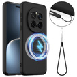Huse pentru Honor Magic7 Pro 5G, Silicone MagSafe, negru