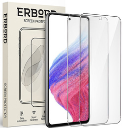 2x sticlă călită pentru Samsung Galaxy A53 5G, ERBORD 9H Hard Glass pe ecran