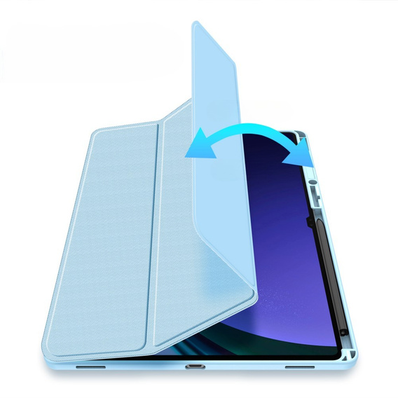 Husa pentru Samsung Galaxy Tab S10 Ultra, Dux Ducis TOBY, albastru