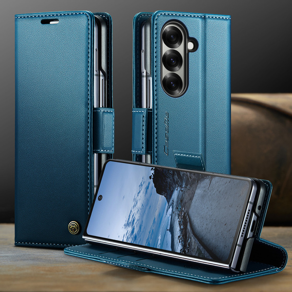 CASEME Litchi Wallet flip caz pentru Samsung Galaxy Z Fold7 5G