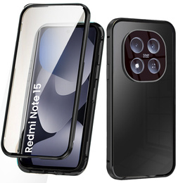 Husă magnetică dublă din sticlă pentru Xiaomi Redmi Note 15 5G / Poco M8 5G