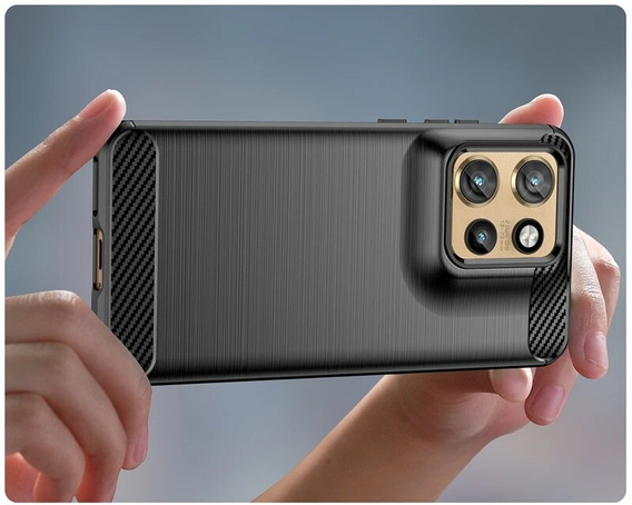 Huse pentru Motorola Edge 50 Neo / Motorola ThinkPhone 25, Carbon, negru