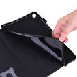 Husă pentru Samsung Galaxy Tab S10 FE+ Plus, Classic, cu spațiu pentru stylus, negru