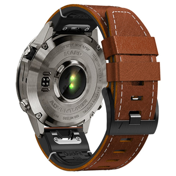 Curea din piele Quickfit pentru Garmin Fenix 5/6/6 PRO/7 Forerunner 965/955/945
