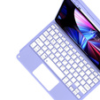 Carcasă + tastatură iPad Air 10.9 4 2020 / 5 2022, Touchpad, violet