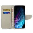 Cu clapetă pentru Motorola Moto G73 5G, Wallet, Eiffel Tower, alb