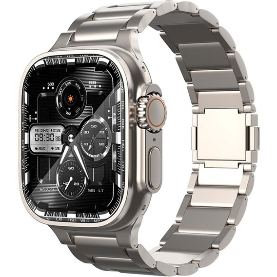 Brățară pentru Apple Watch 1/2/3/4/4/5/6/6/7/8/9/SE/ULTRA/ULTRA 2 42/44/45/49MM, Titan