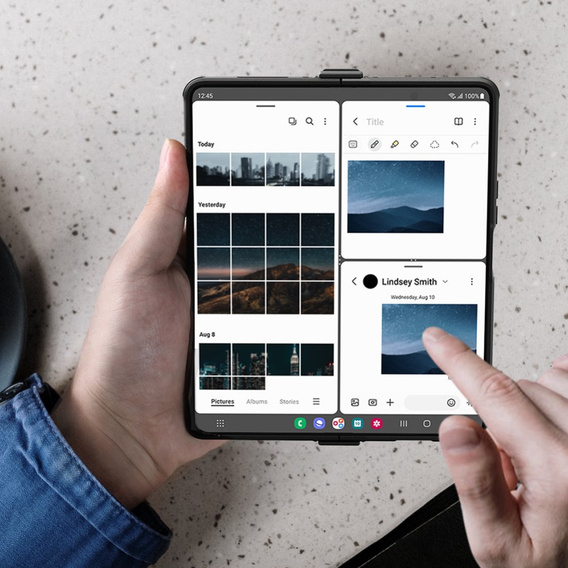 Husă NILLKIN CamShield Pro pentru Samsung Galaxy Z Fold4 5G