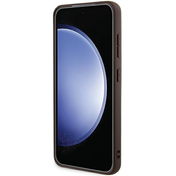 GUESS Huse pentru Samsung Galaxy A55, 4G Big Metal Logo, maro