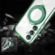 Carcasă magnetică pentru Samsung Galaxy S24 FE, pentru MagSafe, verde