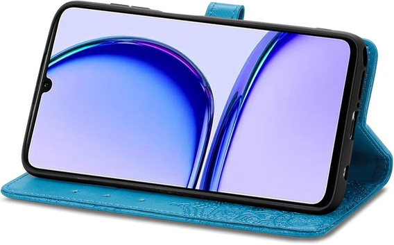 Cu clapetă pentru Realme Note 50, Mandala, albastru