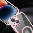 Husă pentru iPhone 13, ERBORD Impact Guard, MagSafe, roz