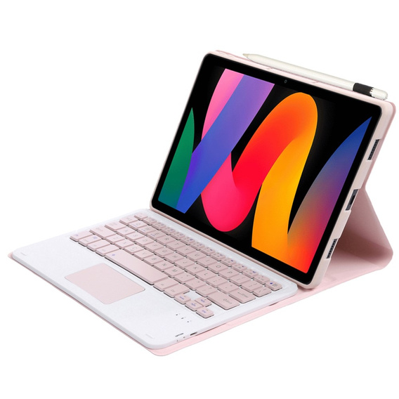 Carcasă + tastatură Xiaomi Redmi Pad SE 11", TouchPad, roz