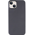 Husă pentru iPhone 14, Aramid Fiber Cover, negru