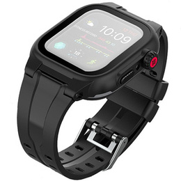 Etui SHELLBOX Waterproof do Apple Watch SE/6/5/4 44mm - Black
