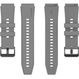Pasek silikonowy 22mm uniwersalny, Szary
