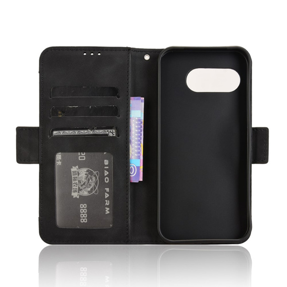 Cu clapetă pentru Google Pixel 9A, Card Slot, negru