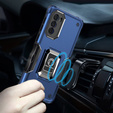 Huse pentru Motorola Moto G22, Dual-Layer Armor, albastru