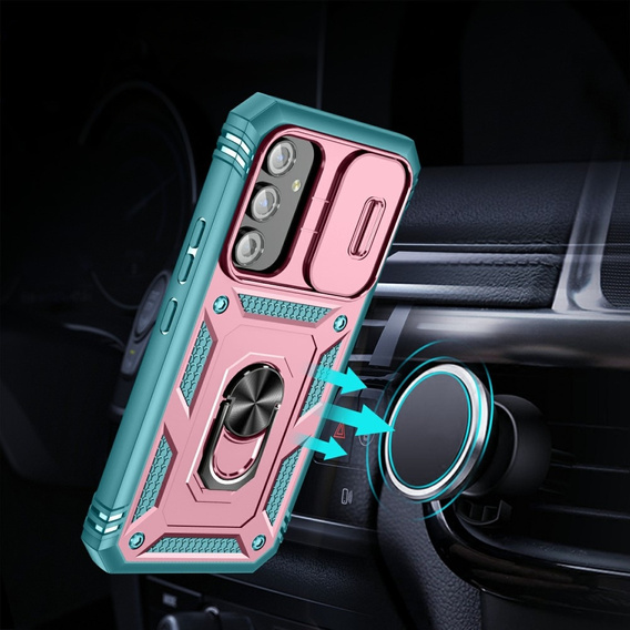 Carcasă pentru Samsung Galaxy A54 5G, capac pentru lentile glisante, verde