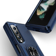 Husă blindată pentru do Samsung Galaxy Z Fold 4 5G, Nox Case Ring, albastru
