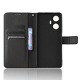Cu clapetă pentru Realme C55, Wallet, Smart Magnet, negru